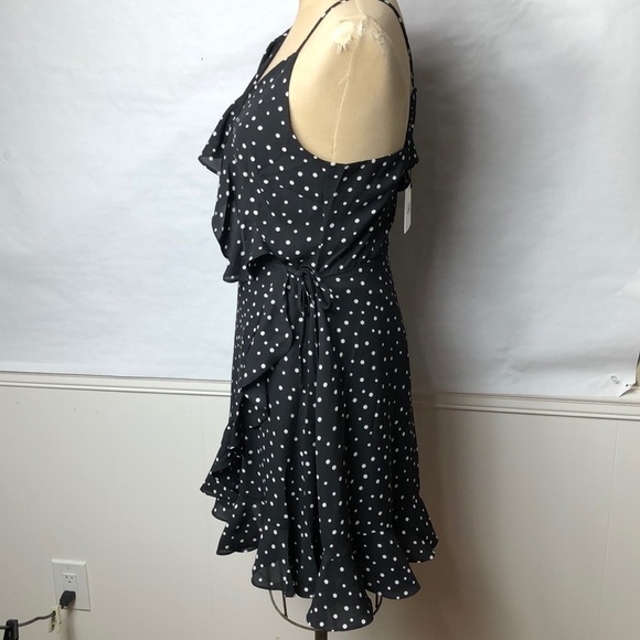 NWT Jack by BB Dakota one sleeve polka dot dress - Picture 5 of 8